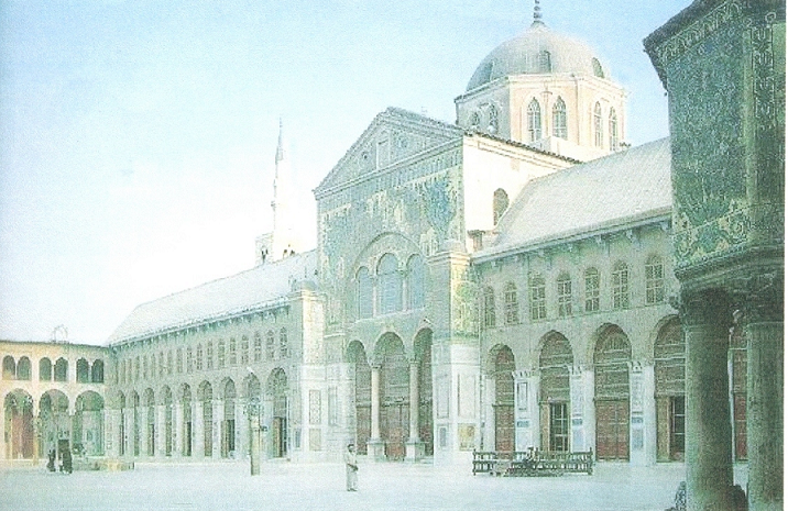 مسجد جامع دمشق ، امویان