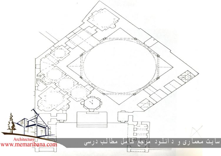 پلان مسجد شیخ لطف الله