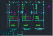 دانلود نقشه اتوکدی تاسیسات برق و مکانیک ساختمان مسکونی